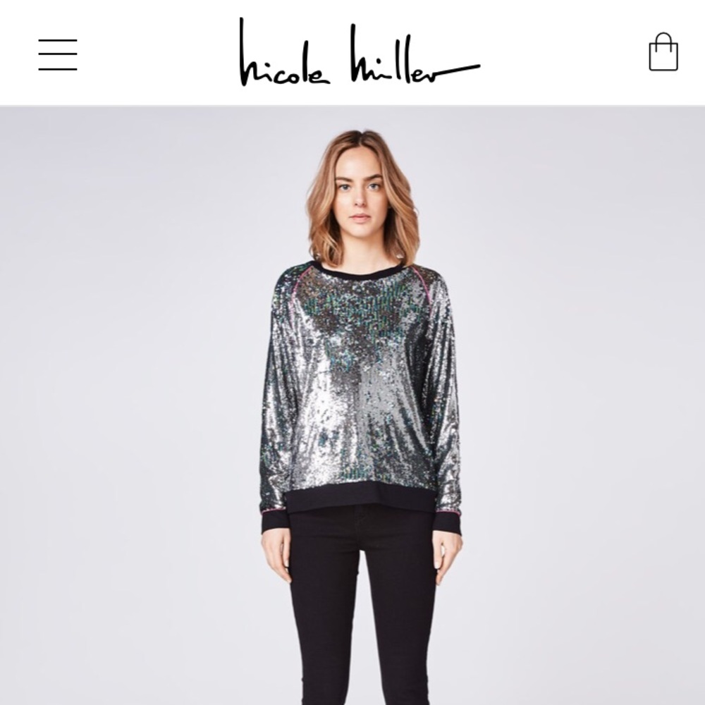 New Years Eve Nicole Miller Shimmer Sweater ✨